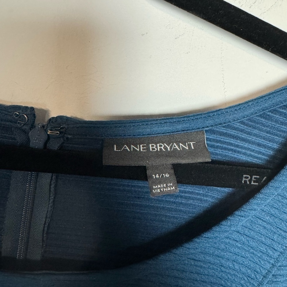 Lane Bryant Blue Women's Dress formal 14/16 - Picture 4 of 8
